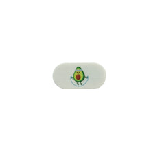 Görseli Galeri görüntüleyiciye yükleyin, beyaz üzerinde spor yapan avokado görseli olan kamera kapatıcısı